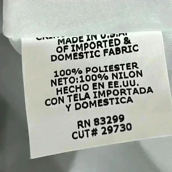 Onyx Nite Formal Prom Dress Black White Women’s Size 7/8 Satin Tulle Fit & Flare - Picture 5 of 8